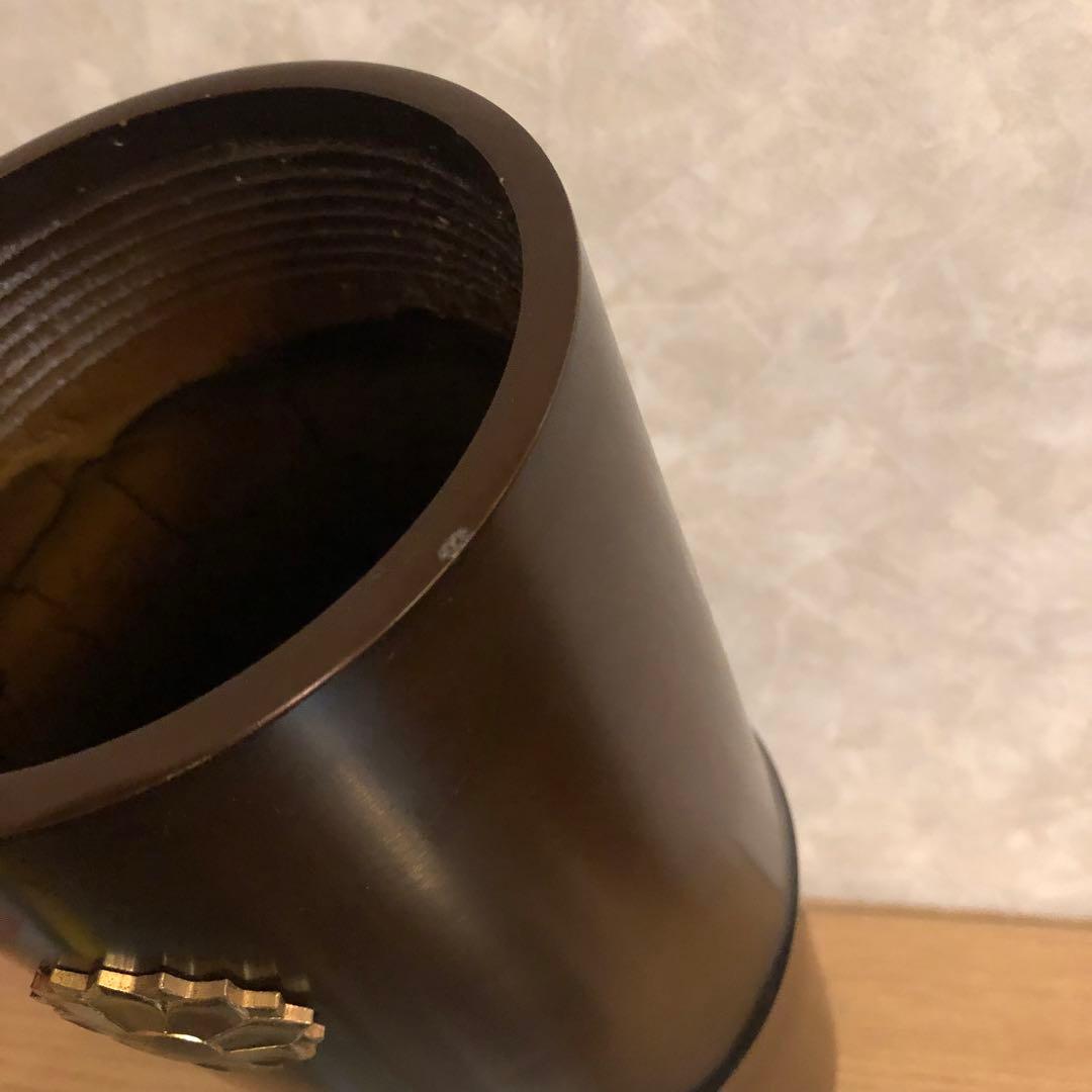 嵯峨御流 竹型 寸胴　花器