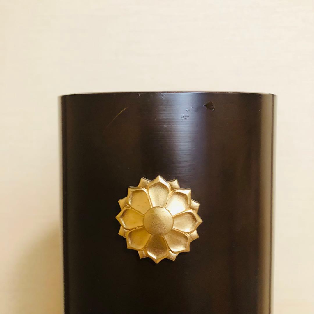 嵯峨御流 竹型 寸胴　花器