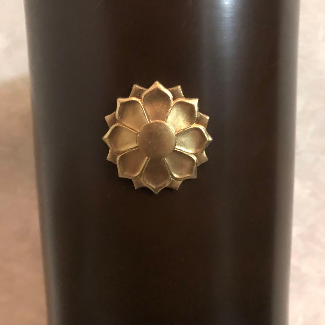 嵯峨御流 竹型 寸胴　花器