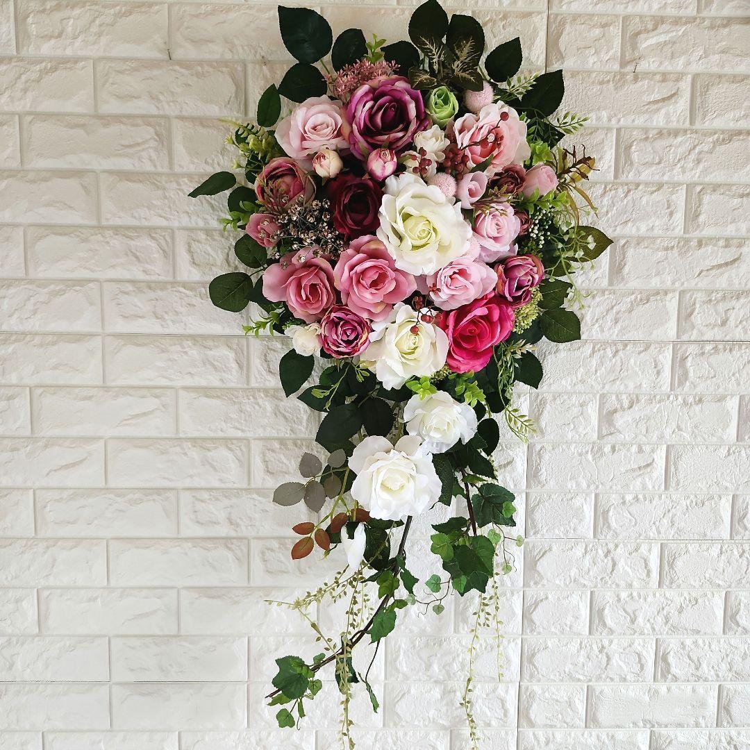 フラワーリース(オールシーズン。超特大サイズ55)