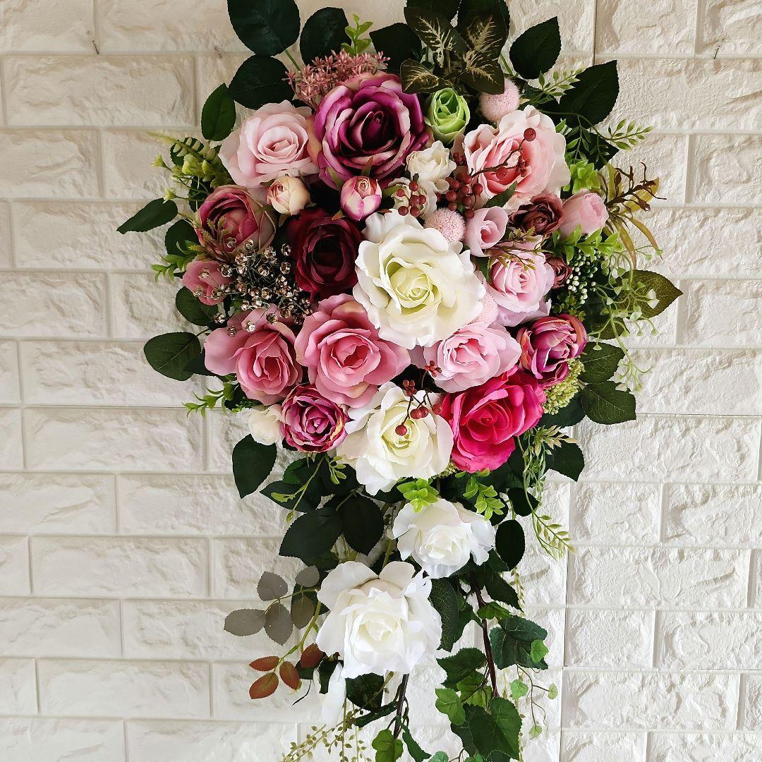 フラワーリース(オールシーズン。超特大サイズ55)