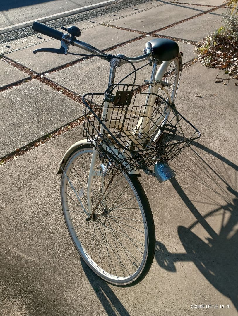 【引き渡し限定】asahi 27インチ自転車　ギア無し