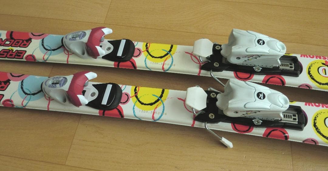 ■■送料無料■SLQ＋Hart■子供用スキーセット■板120靴22■WAX済■■