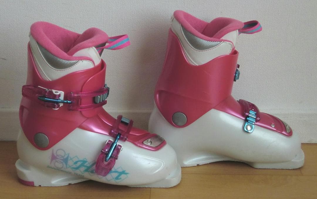 ■■送料無料■SLQ＋Hart■子供用スキーセット■板120靴22■WAX済■■