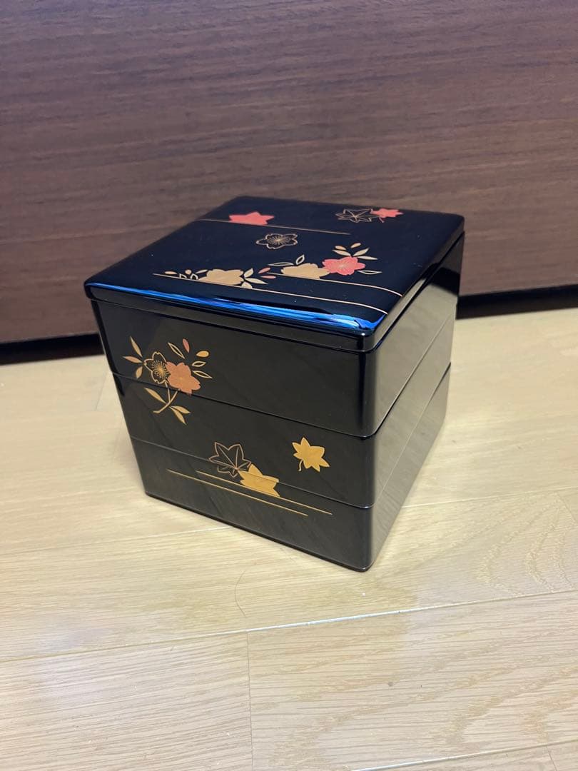 新品未使用【京都 平安 象彦 造】蒔絵 重箱 御重 三段重 漆器 漆芸 共箱