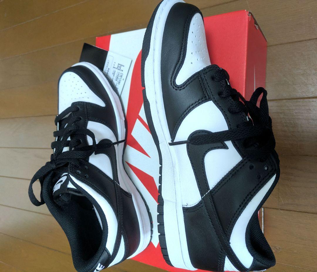 【新品未使用】NIKE　ナイキ　 ダンクロー パンダ 白黒　24cm