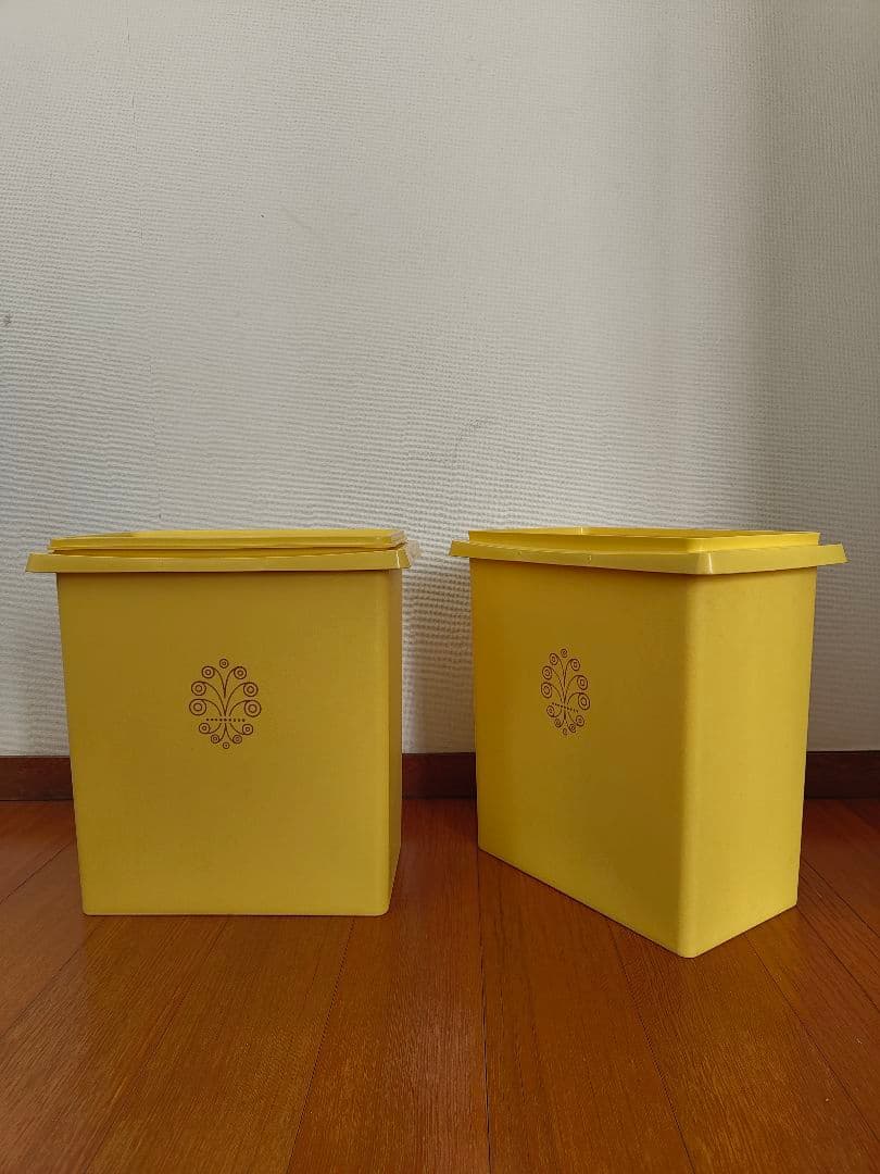 昭和レトロ　タッパーウェア　10キロキーパー3個セット