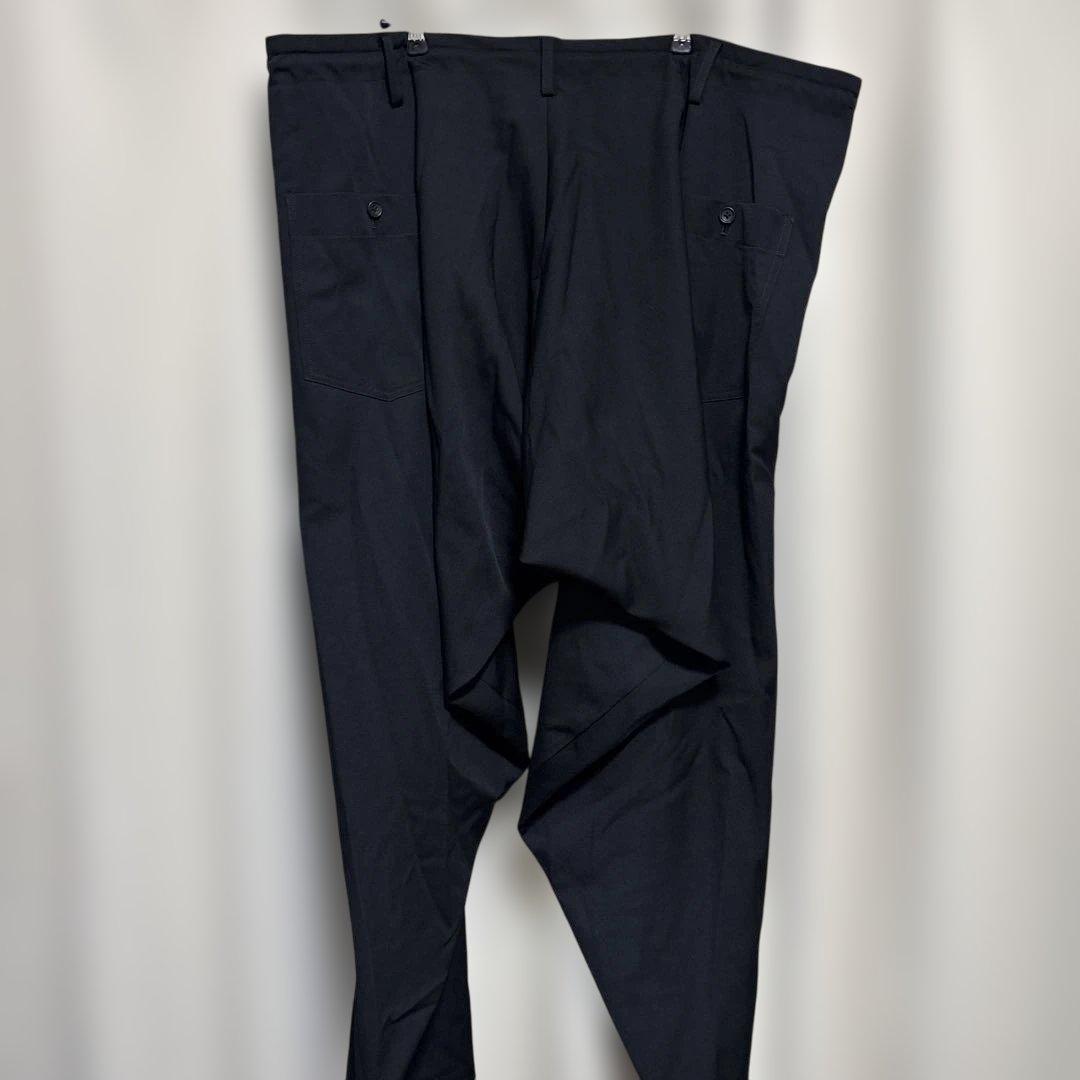 タグ付き Yohji Yamamoto 23AW 脇マチ付ドレープP