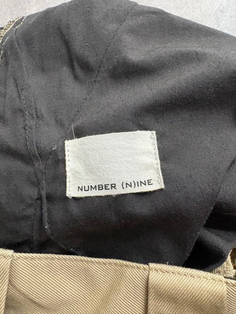 パンツ NUMBER (N)INE cotton chino pants beige