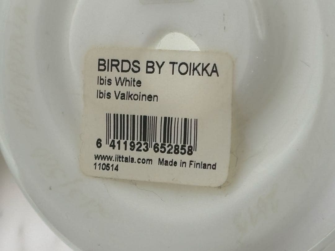 イッタラ　アイビス　ホワイト　白トキ　バード　オイバトイッカ　限定