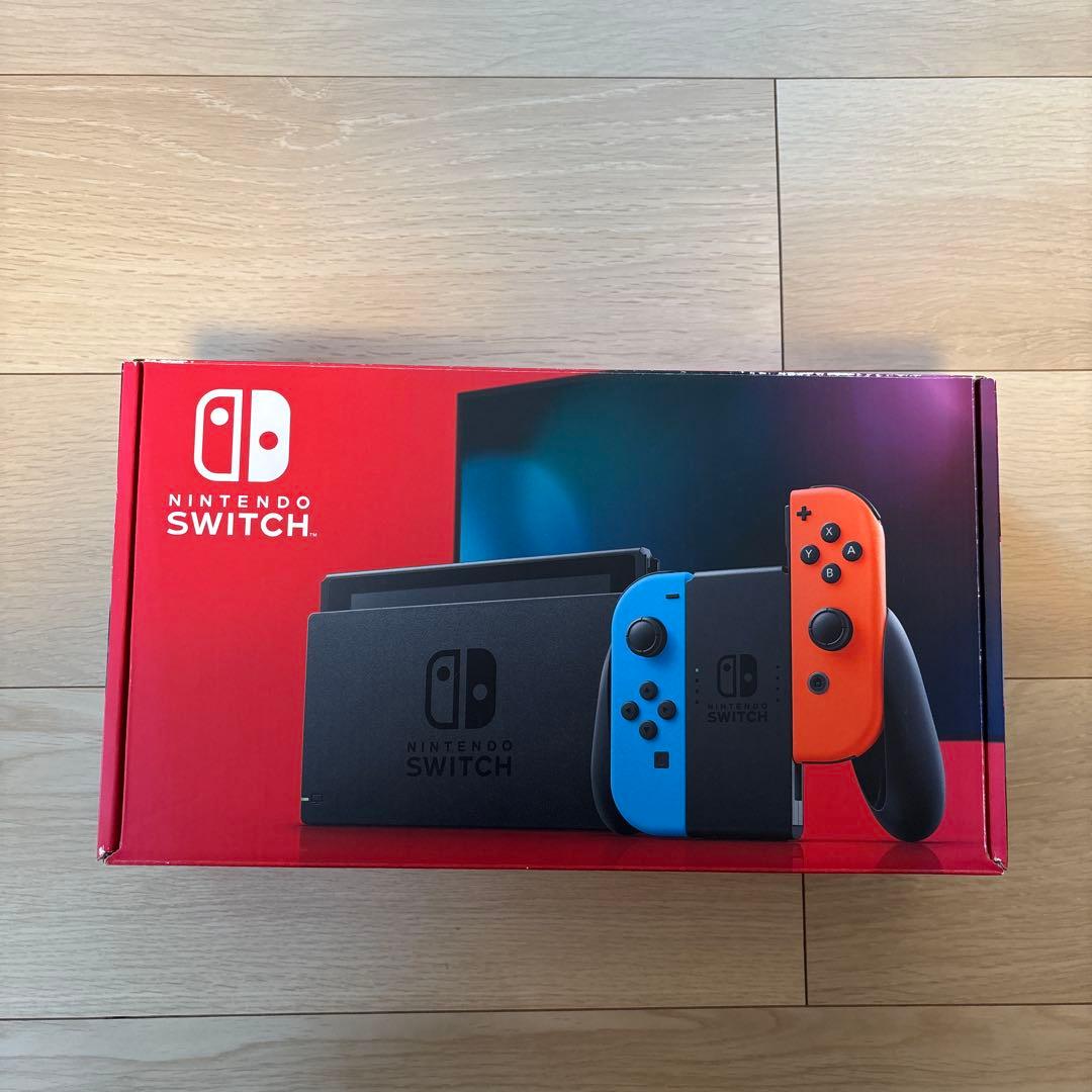 Nintendo Switch 本体 青/オレンジ ジョイコン付き