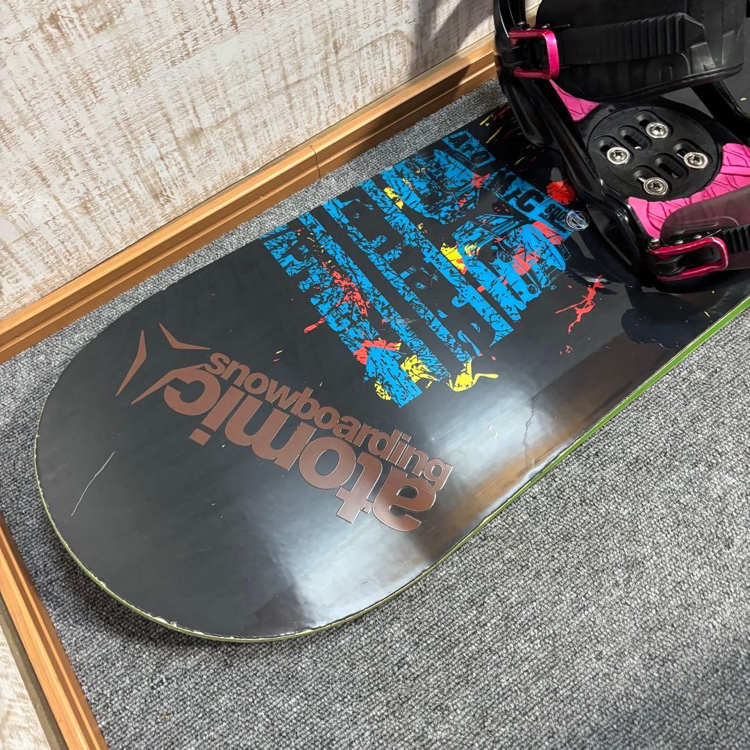 【送料無料】ATOMIC スノーボードセットブーツ275ケースセット