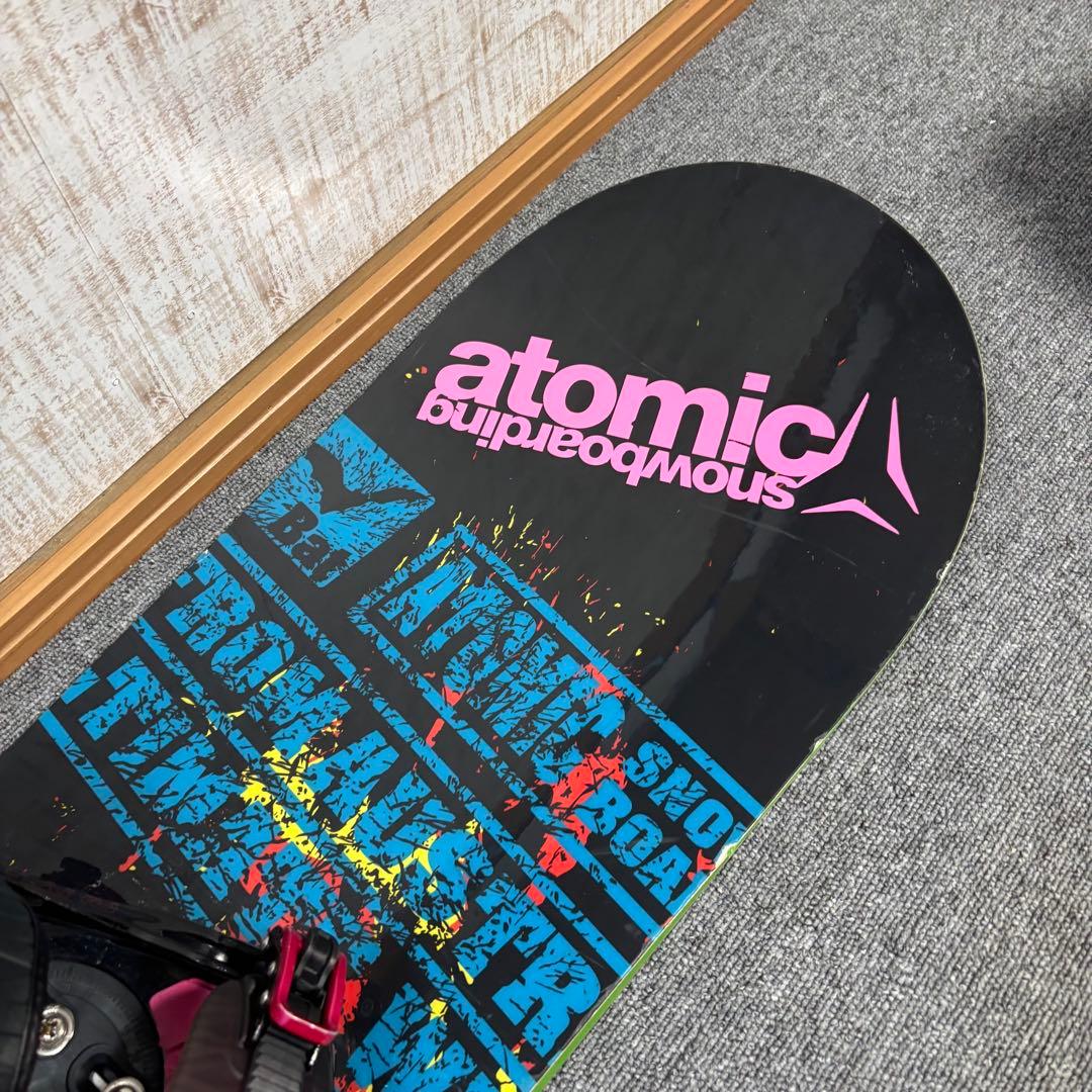 【送料無料】ATOMIC スノーボードセットブーツ275ケースセット