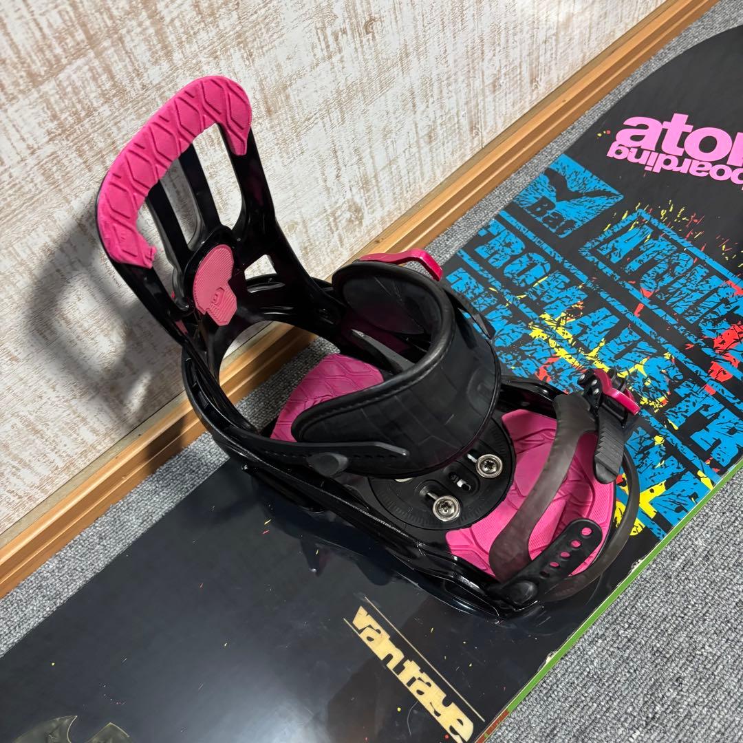 【送料無料】ATOMIC スノーボードセットブーツ275ケースセット