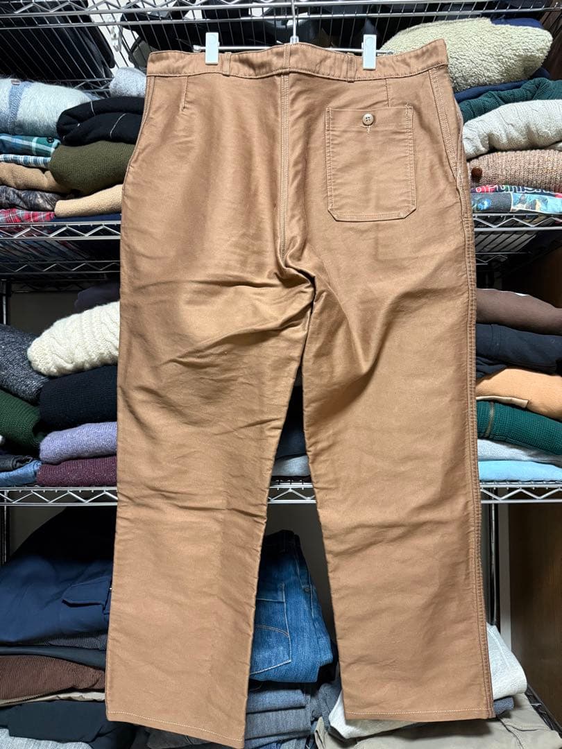 40〜50s フランス製 モールスキン ワークパンツ