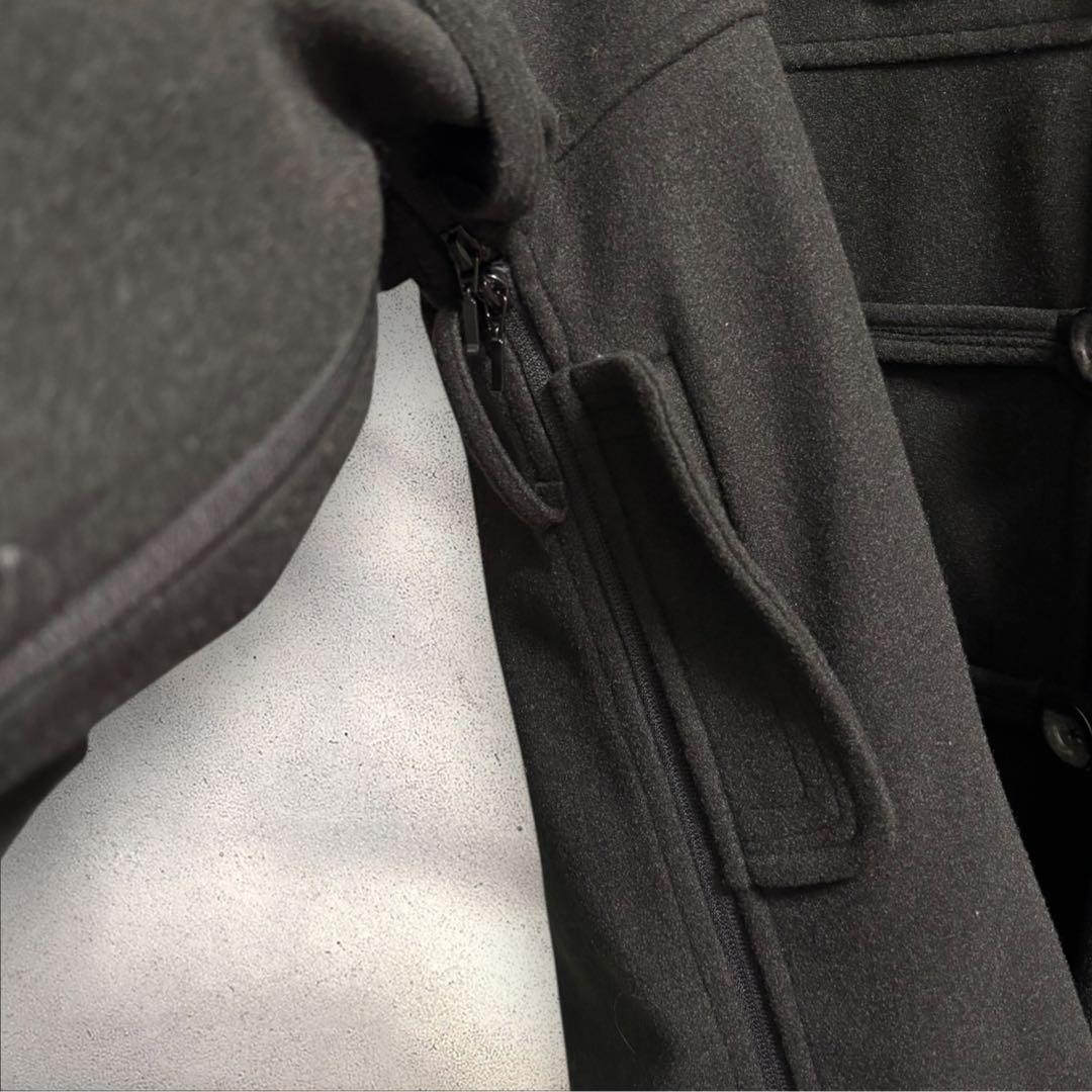 willfullyウィルフリー ポンチョコート ブラック フード　ベルト付き