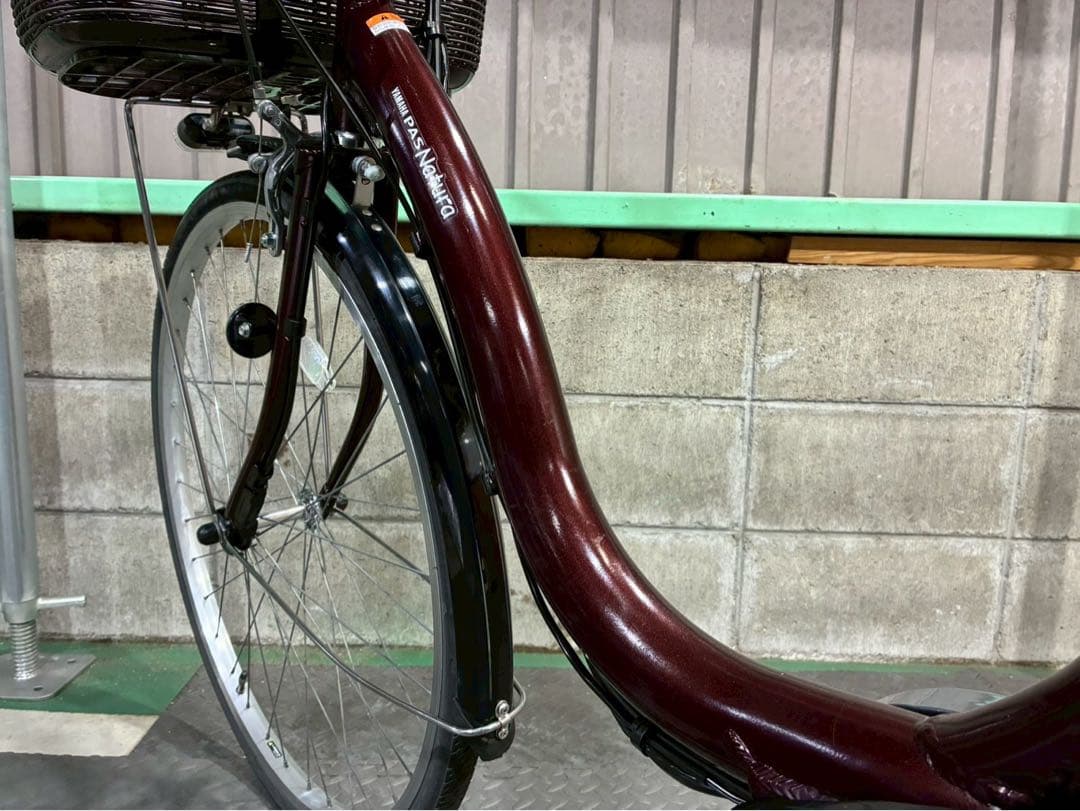 №8600 電動自転車　ヤマハ　パスナチュラ 26インチ ブラウン