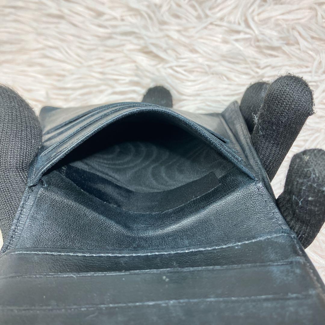 大人気 CHANEL 二つ折り財布 ココマーク キャビアスキン レザー Wホック