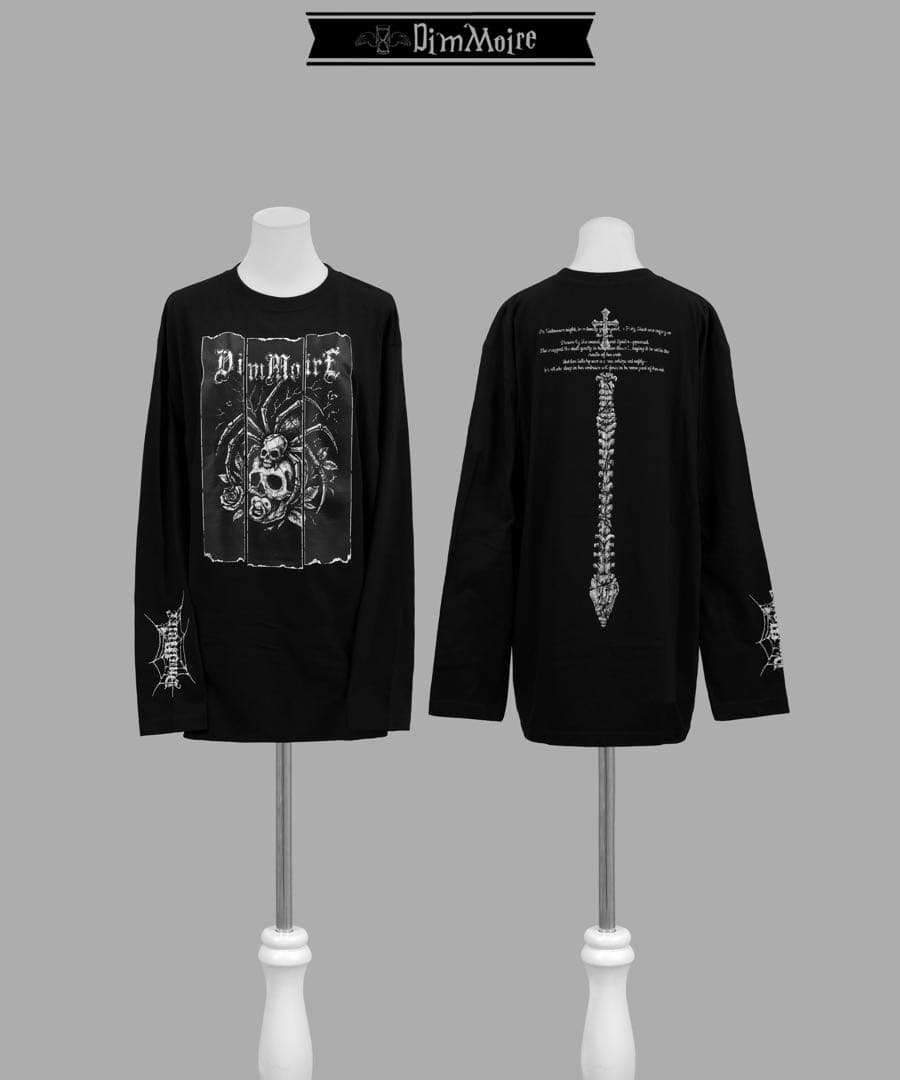 DimMoire Webbed Lullaby ロンT【Black】 レフレム