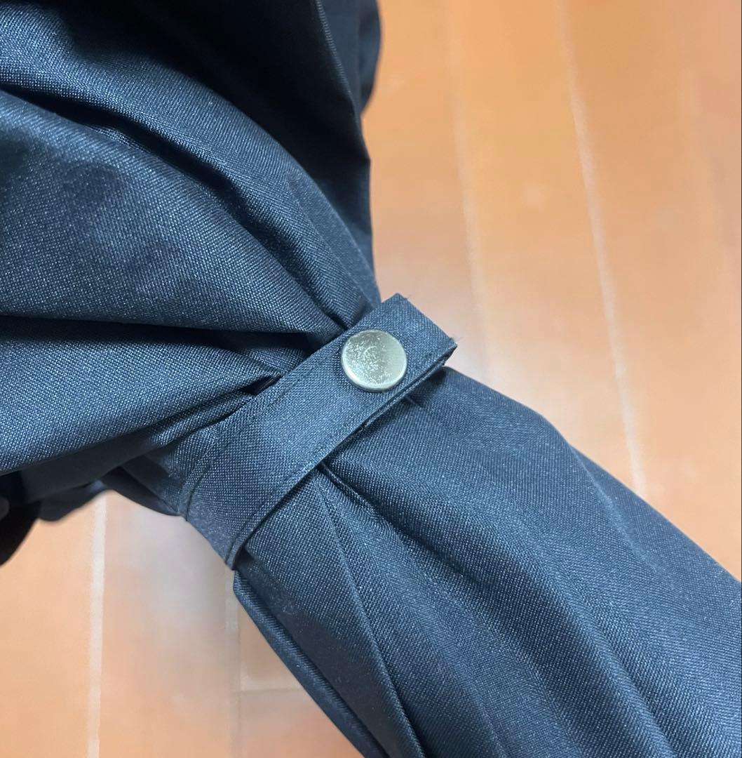 サンバリア100 長傘 日傘 Sサイズ フリル ブラック