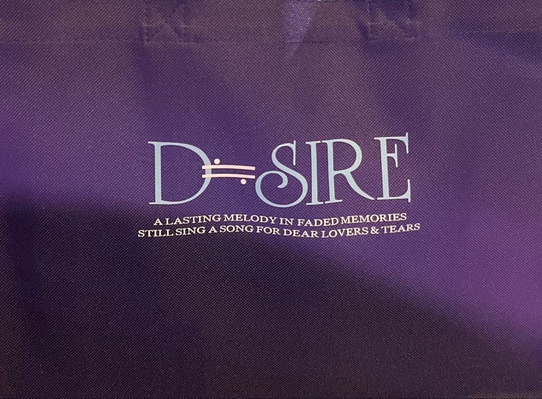 D≒SIRE（kαin）30周年記念　CD/Tシャツ/バッグ/上製本歌詞カード