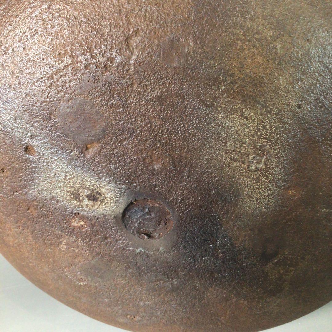 Ｓ２　茶釜　『釜師　和田美之助造』『銀摘み』『阿弥陀堂釜』　共箱　茶道具