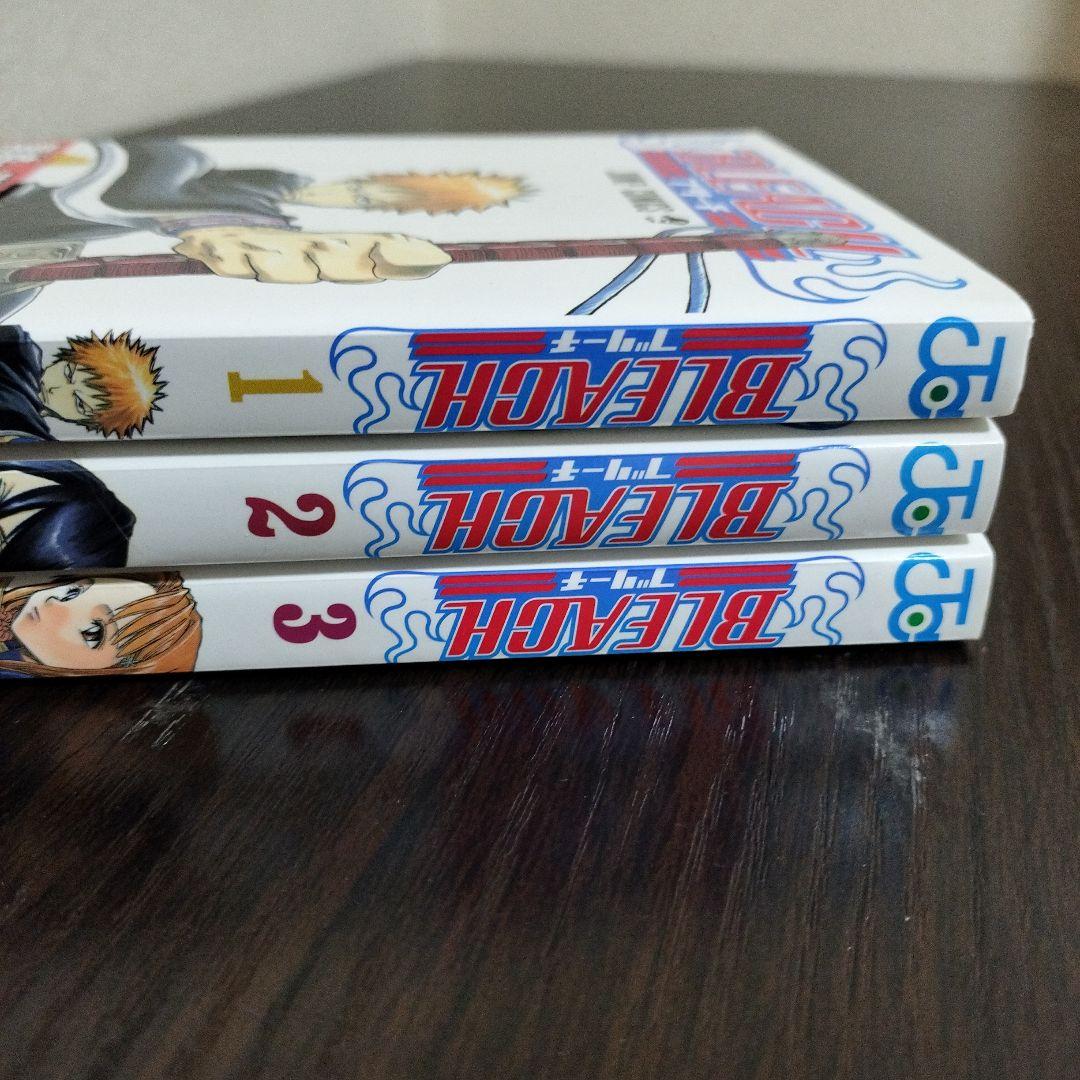 BLEACH　ブリーチ　1巻、2巻、3巻　初版　帯、集英社コミックスニュース付き