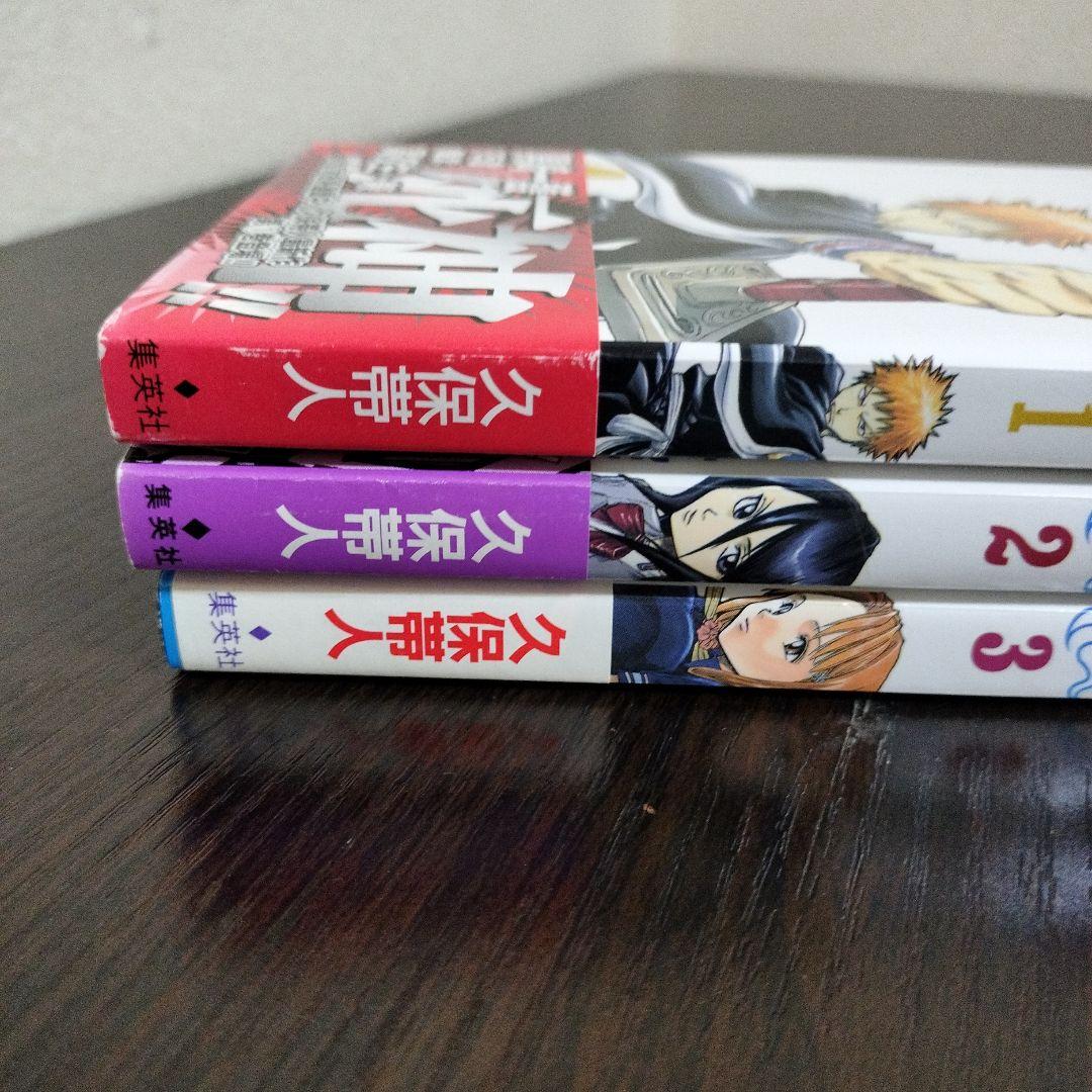 BLEACH　ブリーチ　1巻、2巻、3巻　初版　帯、集英社コミックスニュース付き