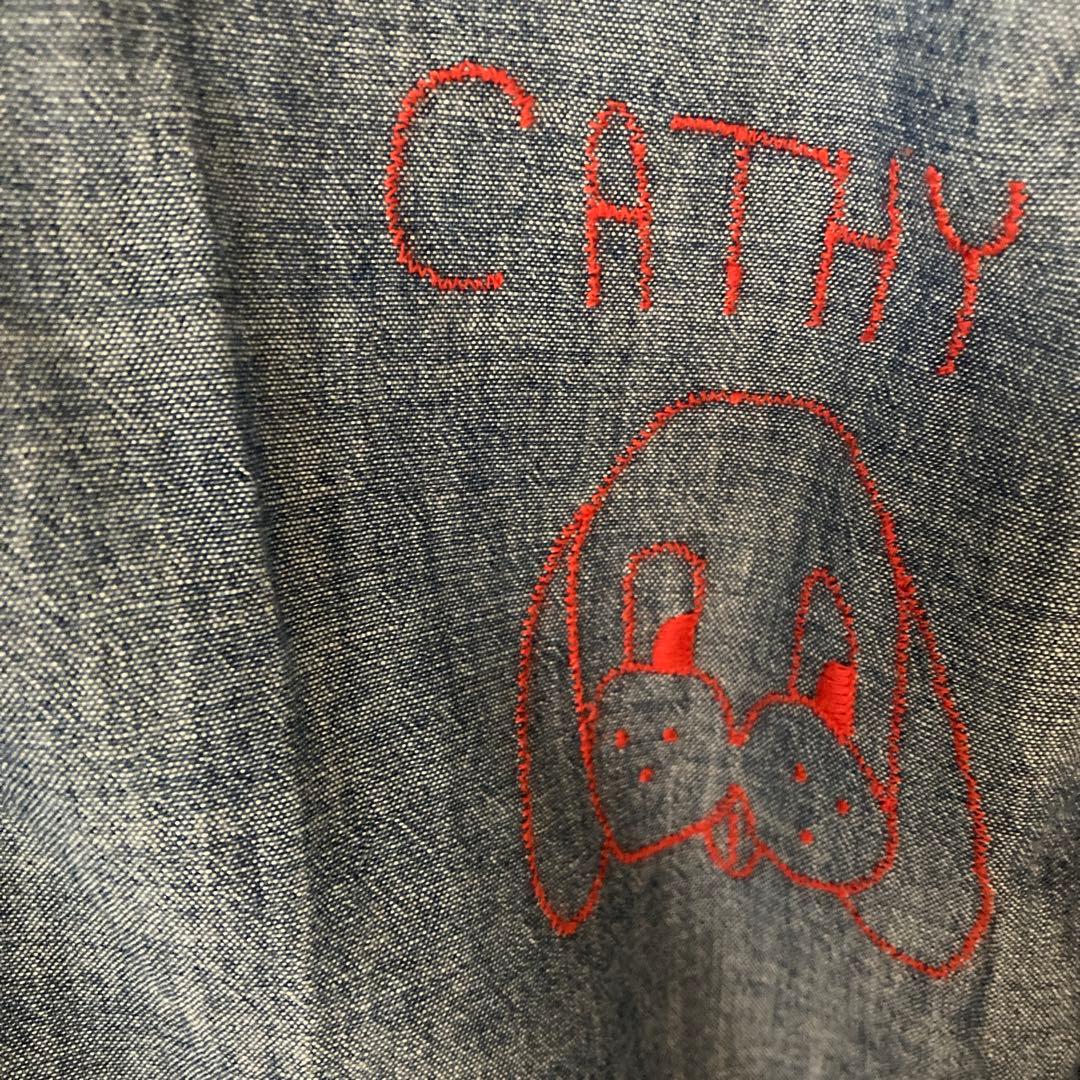 未使用デニムアンドダンガリー　シャンブレーデニムシャツブラウス　サイズ02160