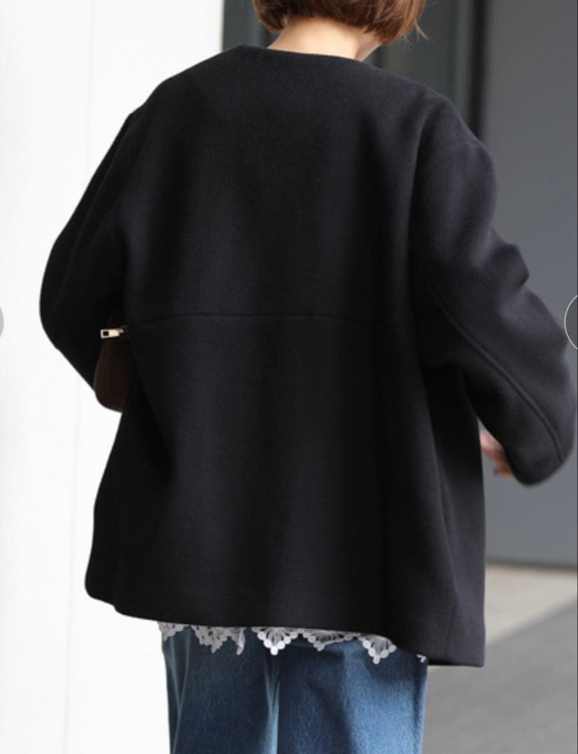 【JOURNAL STANDARD】スーパーファインビーバークルーネックコート