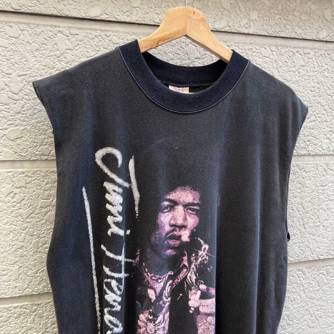 90s オーストラリア製 ジミヘンドリックス カットオフTシャツ vintage