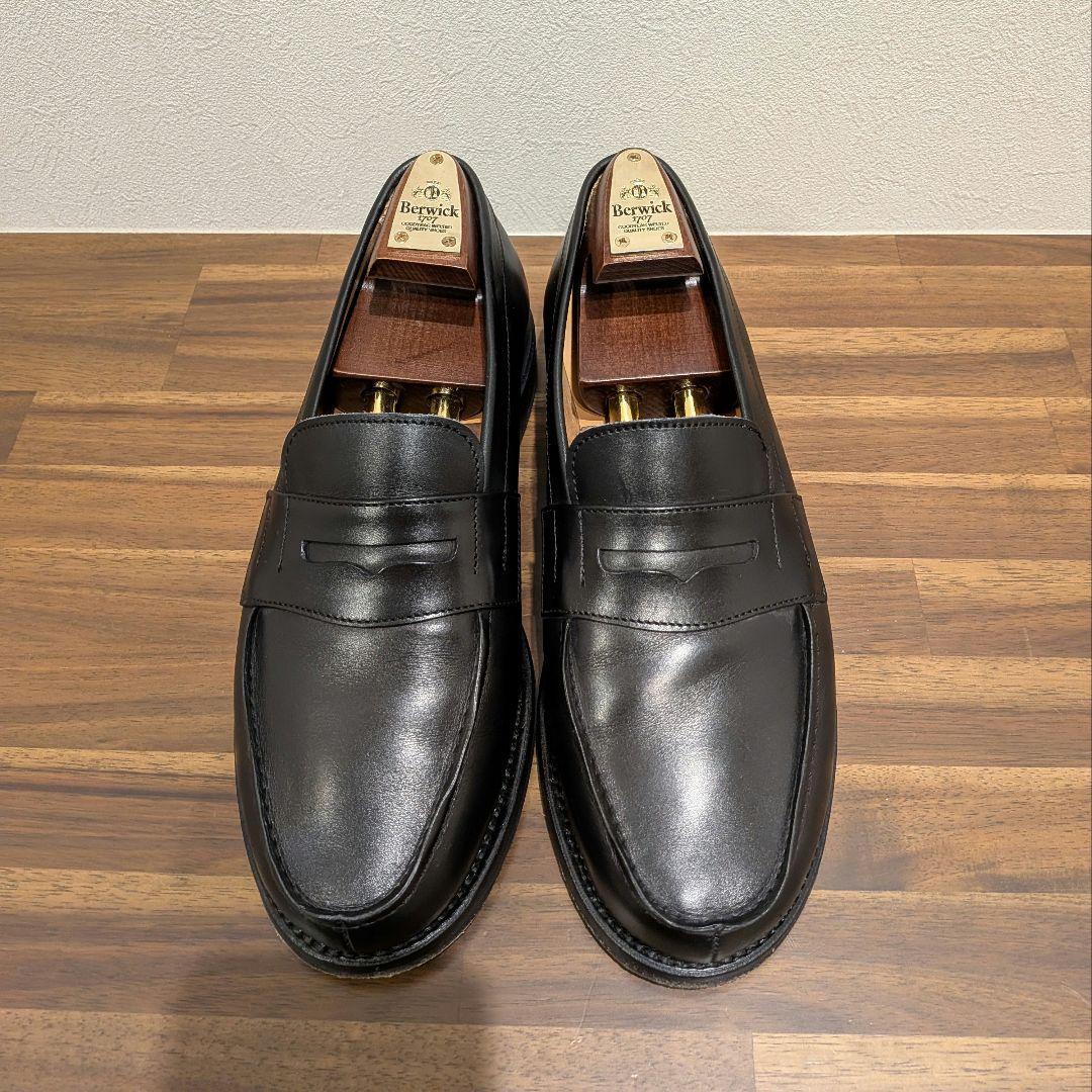 Berwick 1707 ローファー4456 UK5 ブラック