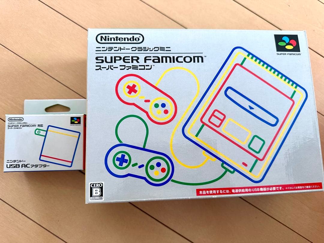ニンテンドークラシックミニ　スーパーファミコンACアダプター付き