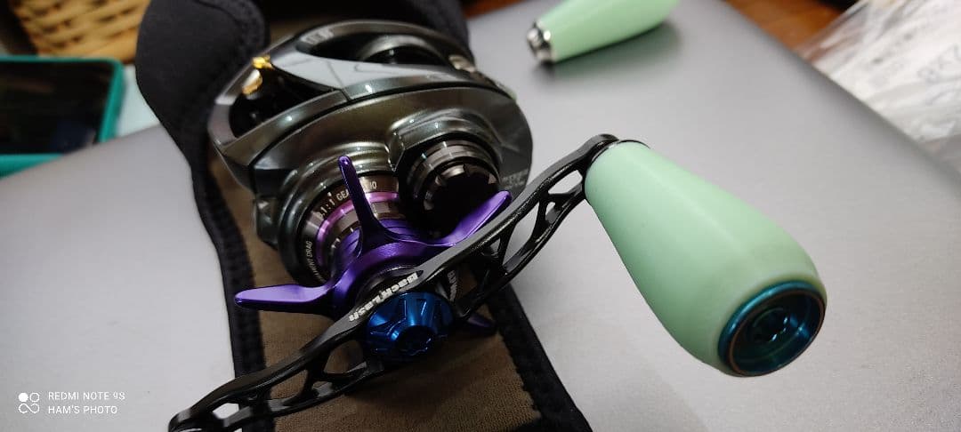 ハンドメイドノブ　TPR（ラバー素材）タイプJ4ミント　2個