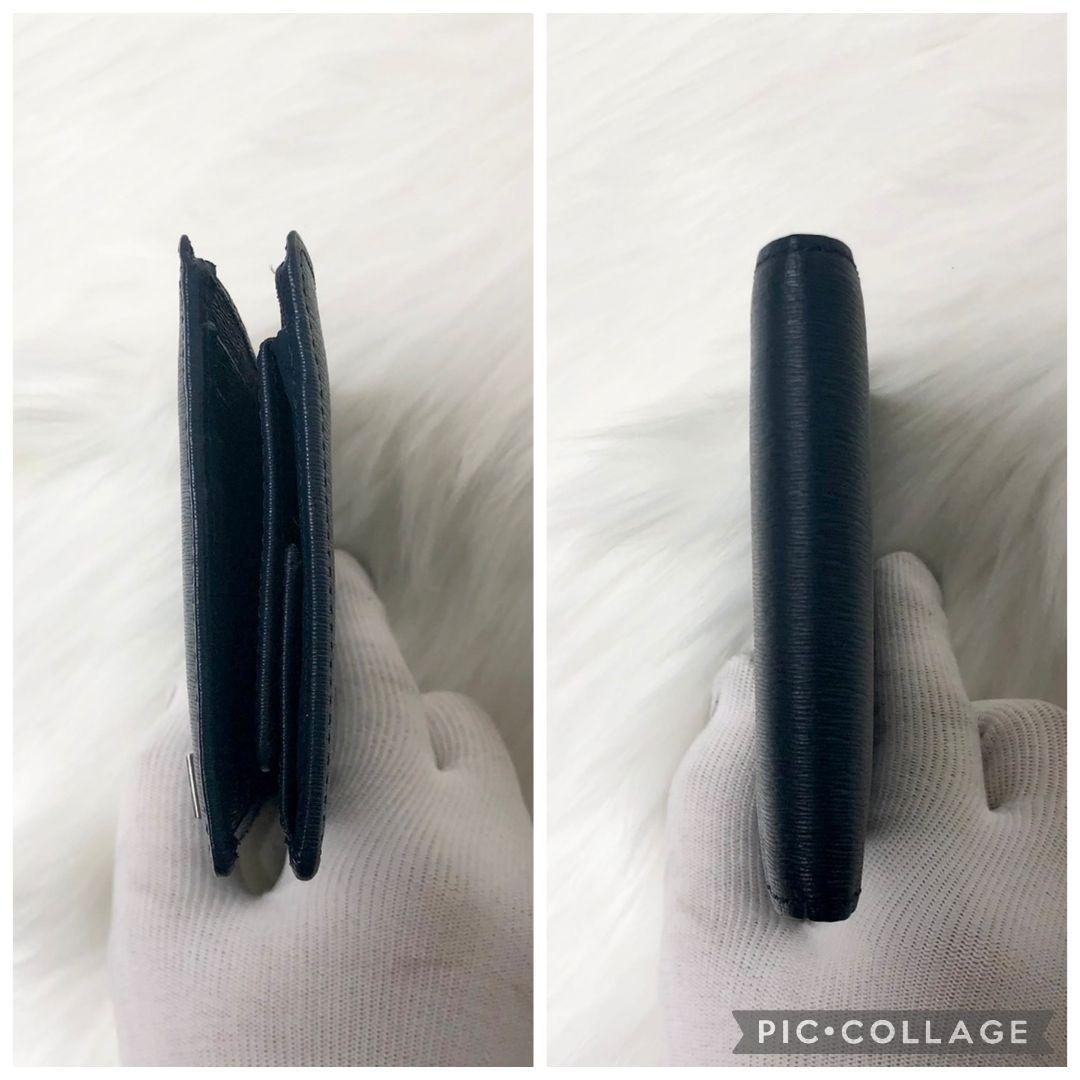 【極美品】PORTER 二つ折り財布 折り財布 カレント ネイビー