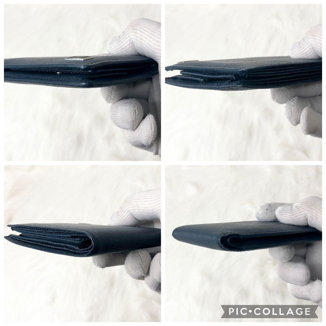 【極美品】PORTER 二つ折り財布 折り財布 カレント ネイビー