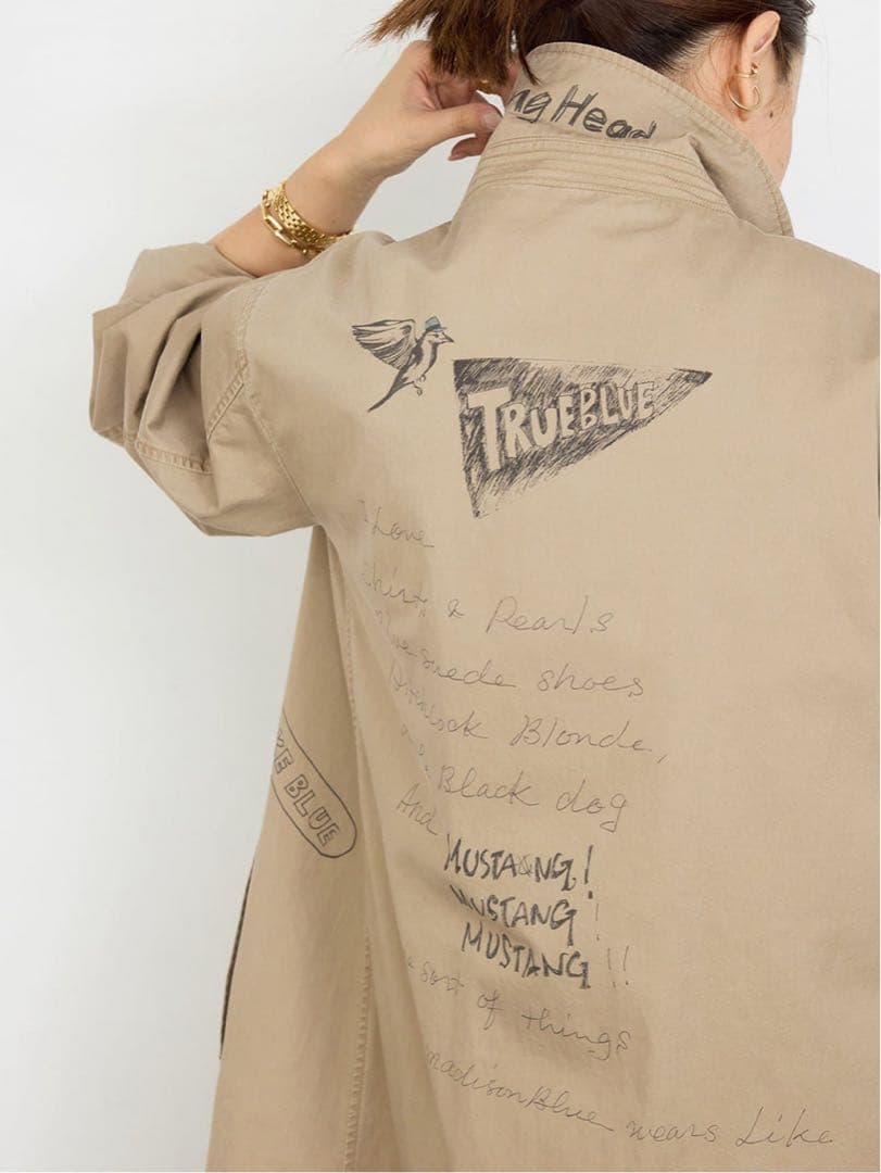 ジャケット・アウター *MADISONBLUE GRAFFITI SHOP COAT C/L