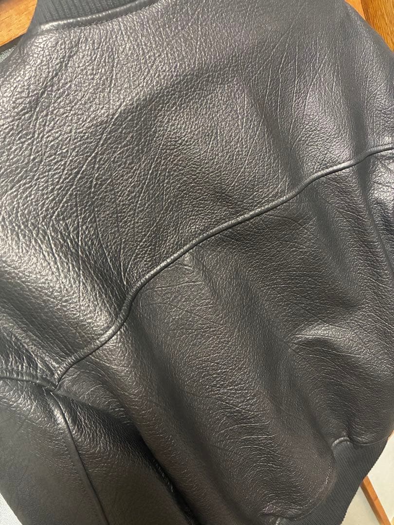 ZARA 本革 ボンバージャケット ブルゾン 革ジャン 美品 ma1 ライダース