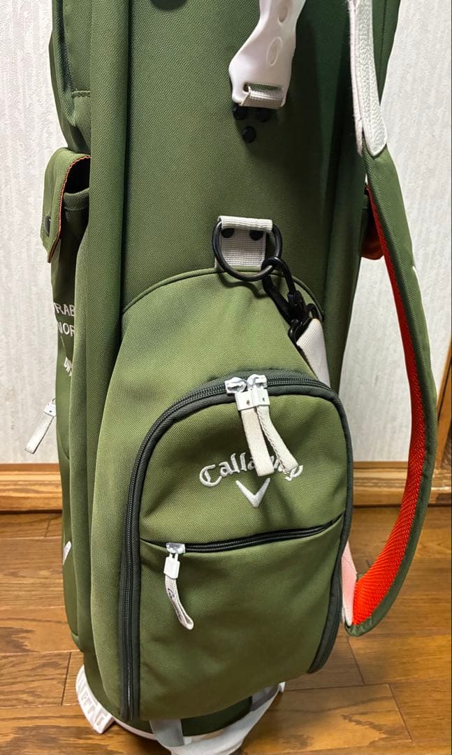 【美品処分】Callaway キャディバッグ オリーブグリーン