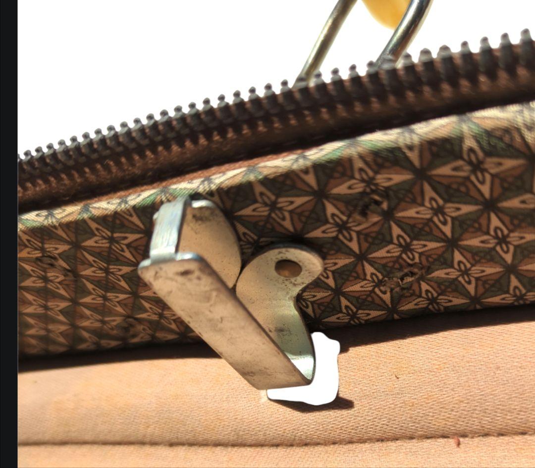 60S USA製 ヴィンテージ 五角形 TALON オールレザー スーツケース