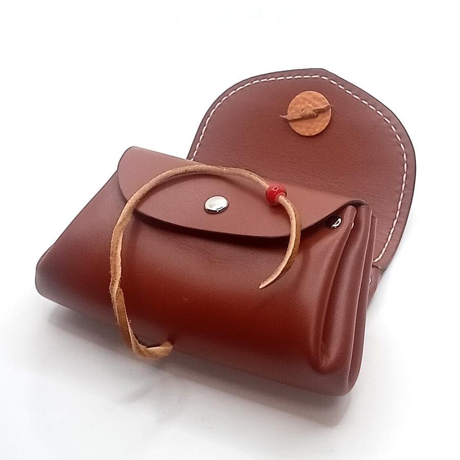 【専用です】本革レザーミニウォレットインディアン鹿革ブラウン牛革ゴローズ好きな方