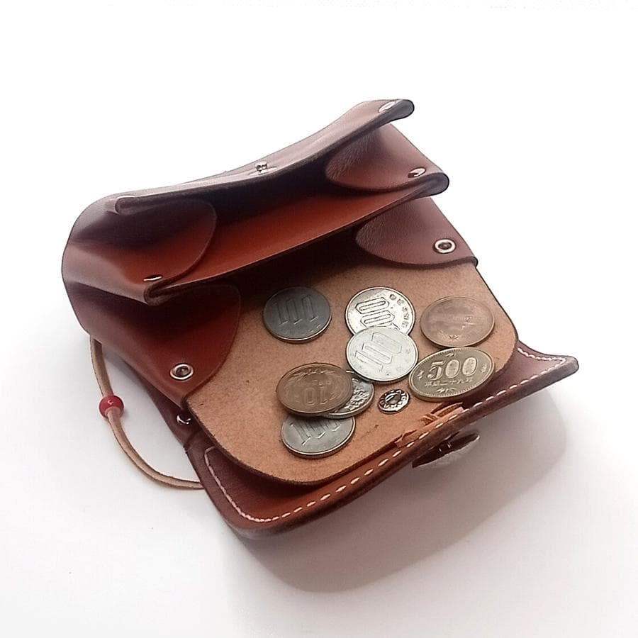 【専用です】本革レザーミニウォレットインディアン鹿革ブラウン牛革ゴローズ好きな方