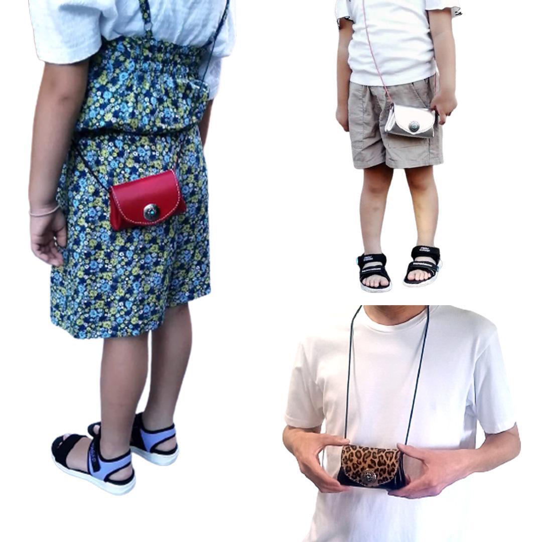 【専用です】本革レザーミニウォレットインディアン鹿革ブラウン牛革ゴローズ好きな方