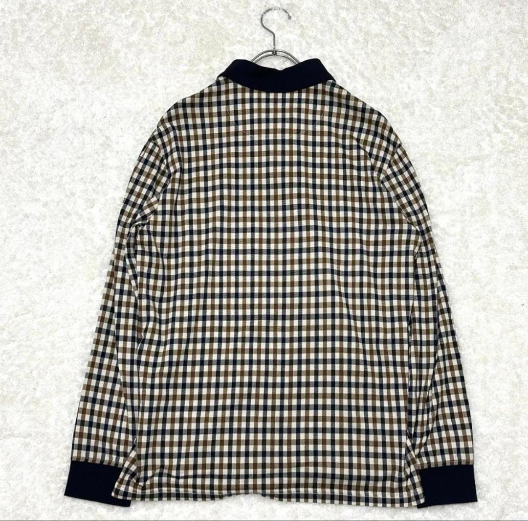 【美品】Supreme × Aquascutum クラブチェックポロ M