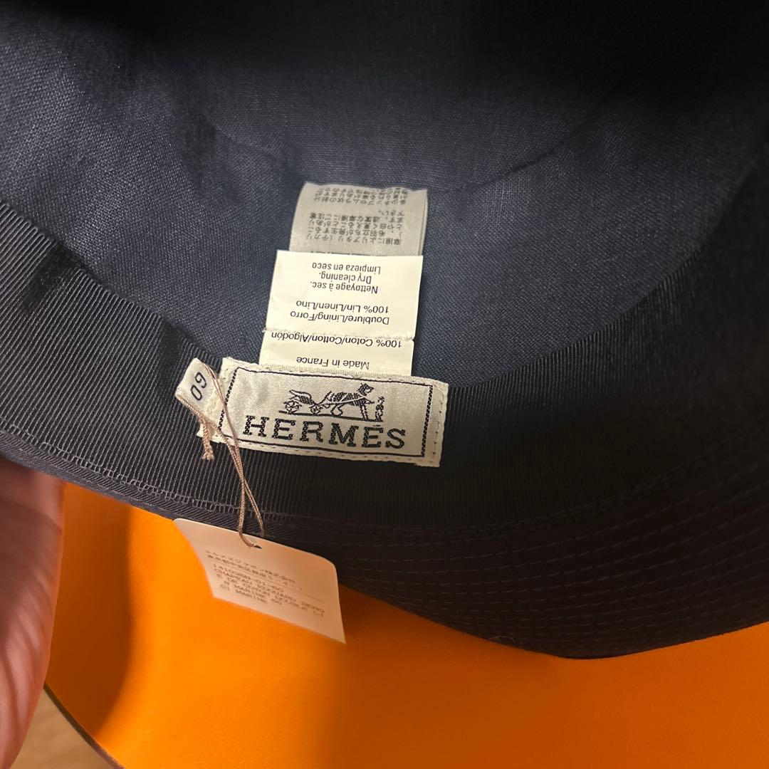 【新品未使用】HERMES☆メンズハット 60