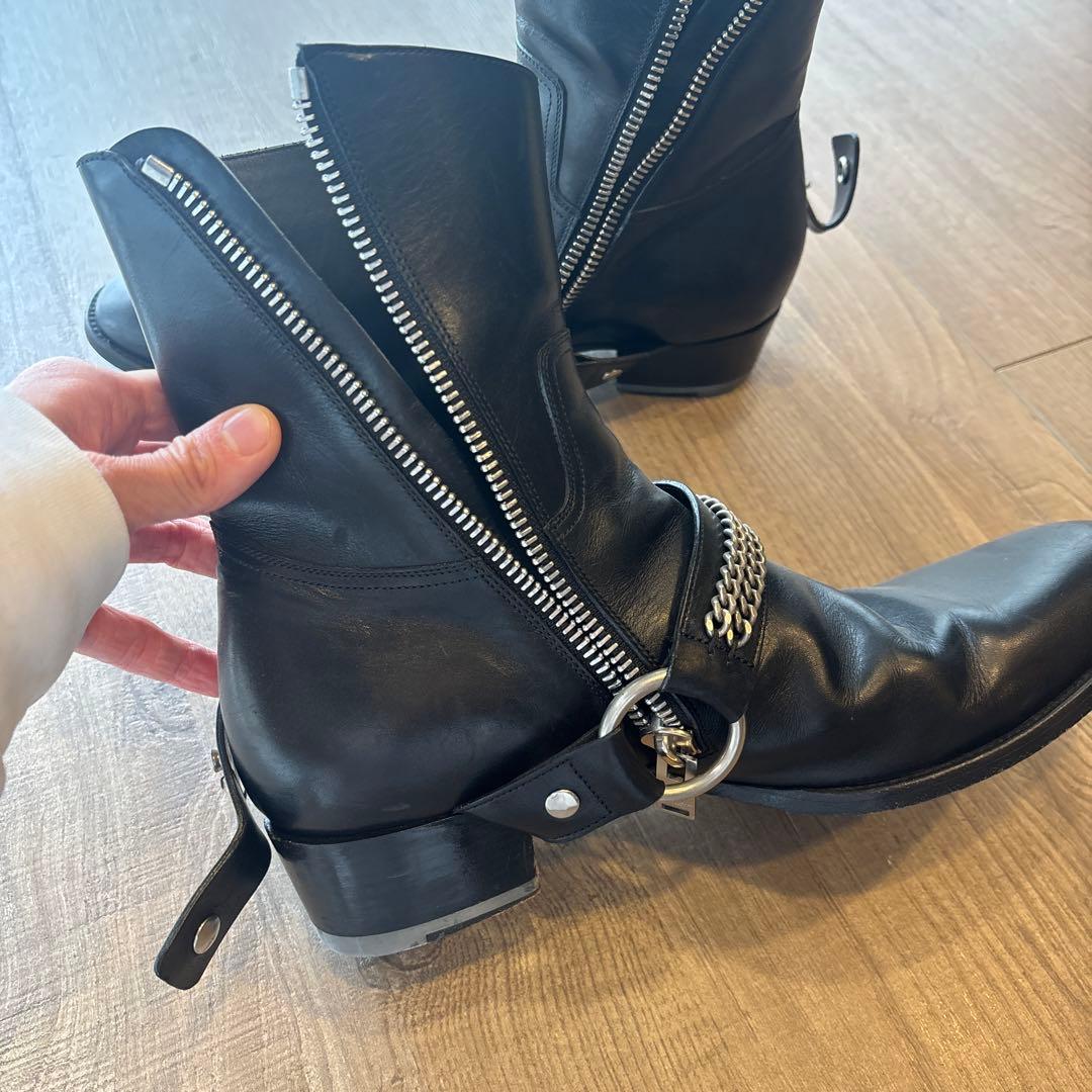 サンローランエディ初期リングブーツ