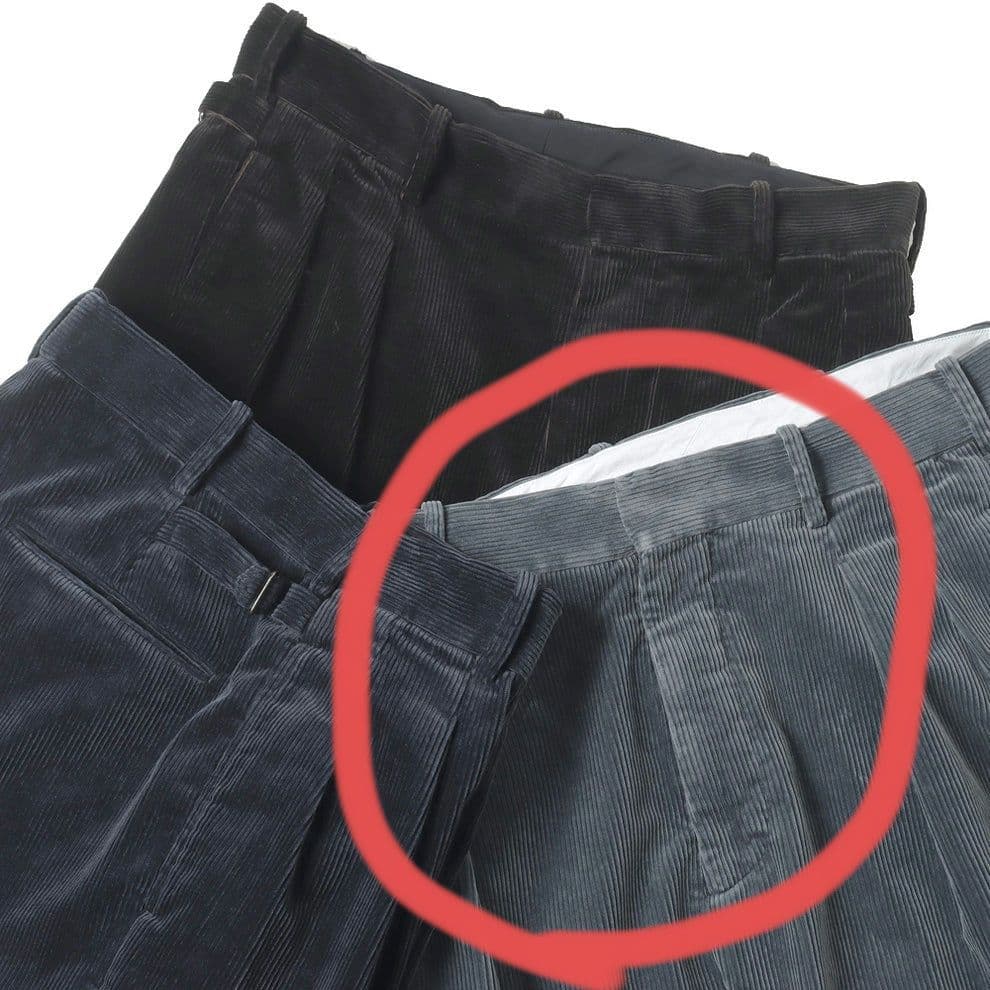 【A.PRESSE】Vintage CorduroyTrousers