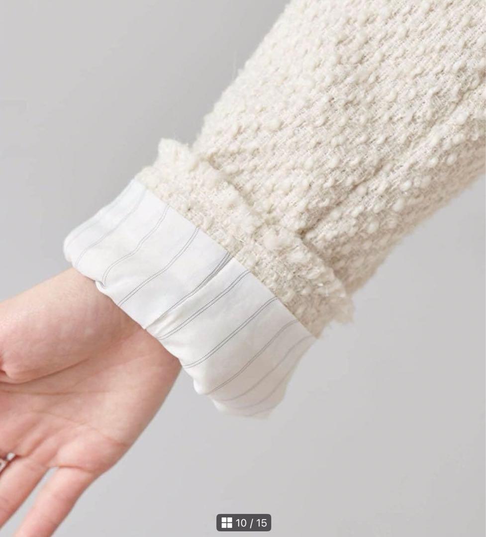 【専用ページ】ピュアルセシン　リングツイードノーカラージャケット