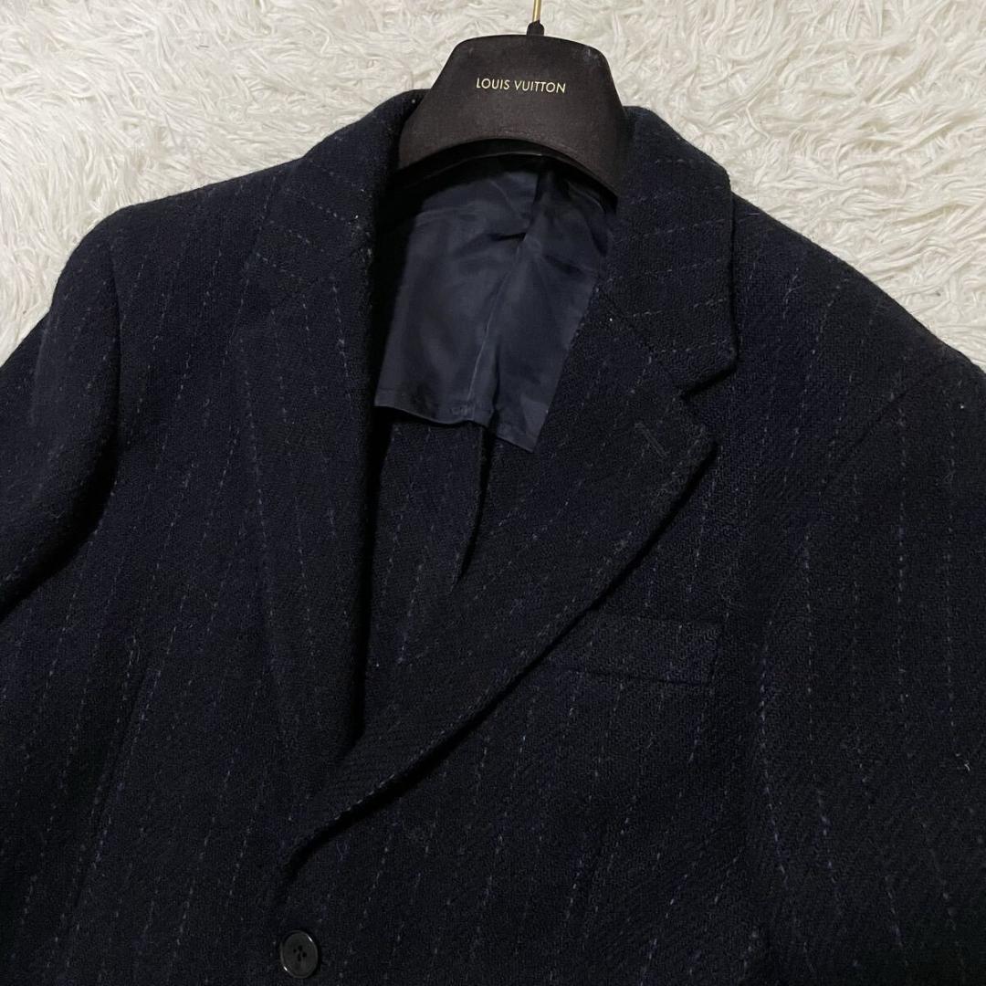 トゥモローランド ハリスツイードコラボ テーラードジャケット ネイビー ML相当