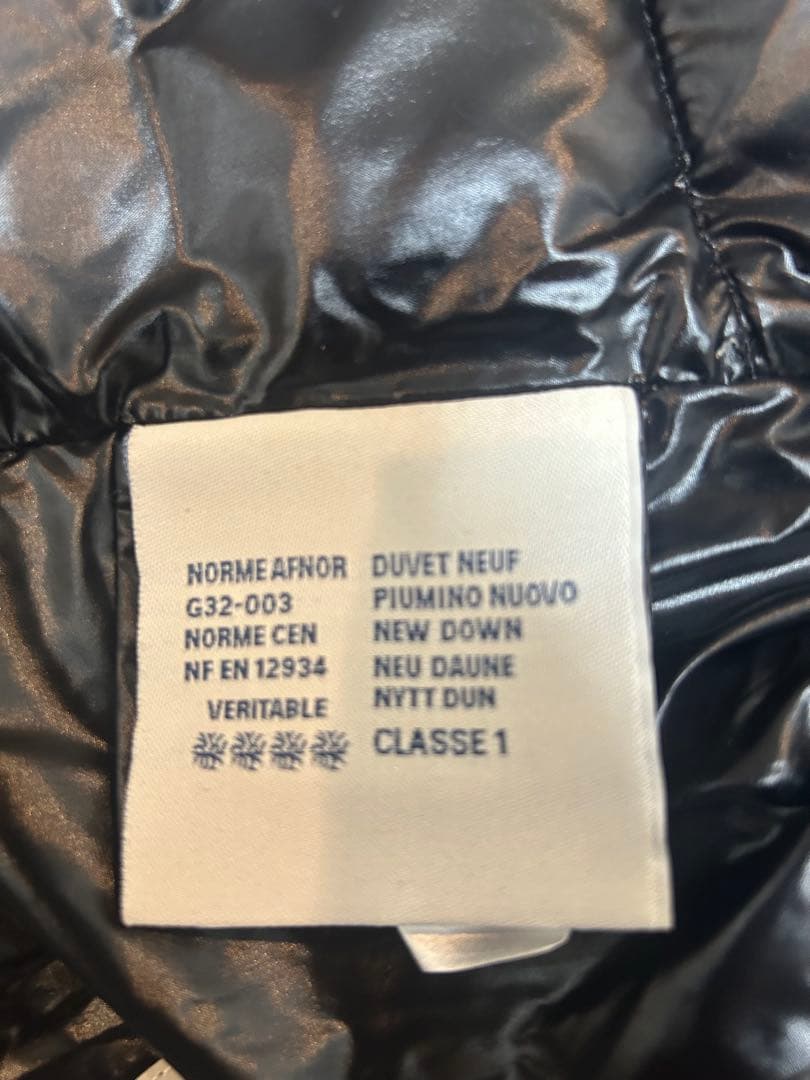 MONCLER モンクレール レディース ダウンベスト サイズ0 ブラック